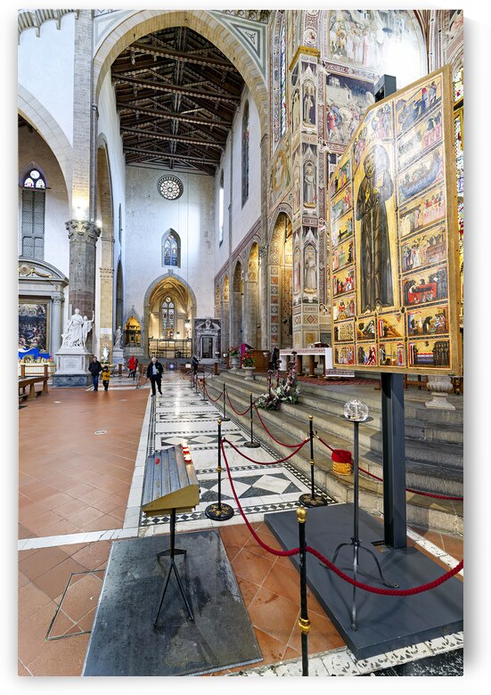 Florence Tuscany Italy. Basilica di Santa Croce Basilica of the Holy Cross by Marco Brivio