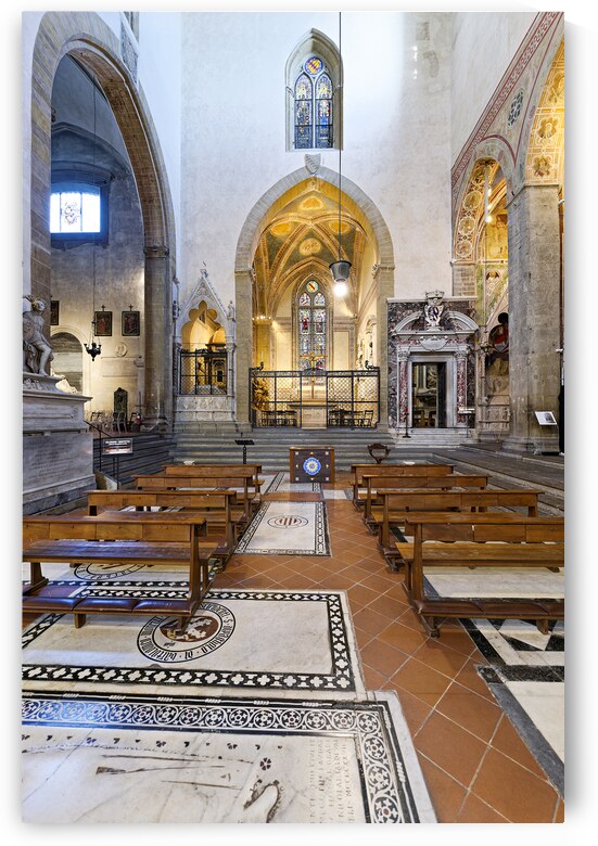 Florence Tuscany Italy. Basilica di Santa Croce Basilica of the Holy Cross by Marco Brivio