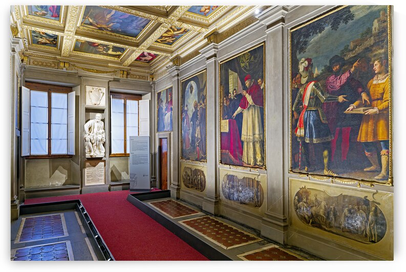 Florence Tuscany Italy. Casa Buonarroti. Galleria by Marco Brivio