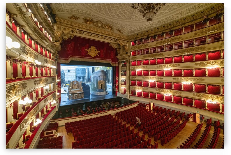 Milan Italy. Teatro alla Scala Opera House by Marco Brivio