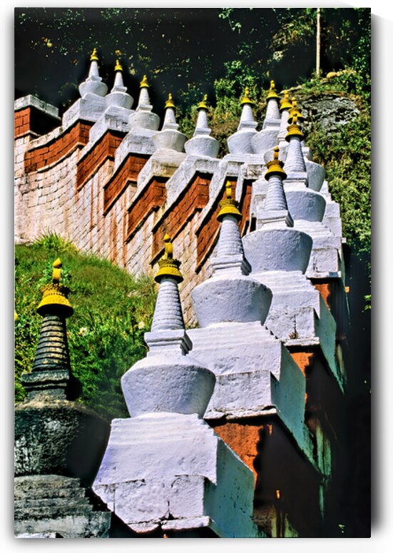 Kurjey Lhakhang Monastery Bumthang Valley Bhutan by Marco Brivio