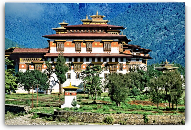 Punakha dzong monastery. Bhutan by Marco Brivio